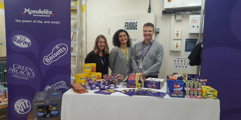 A stall at the University of Leeds Employability event in 2018.