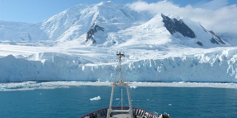 Satellites reveal speed-up of Antarctic glaciers