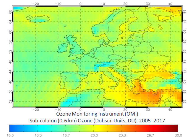 Tropospheric Ozone and Climate Interactions in the Satellite Era (TOCISE)  | School of Earth and Environment | University of Leeds