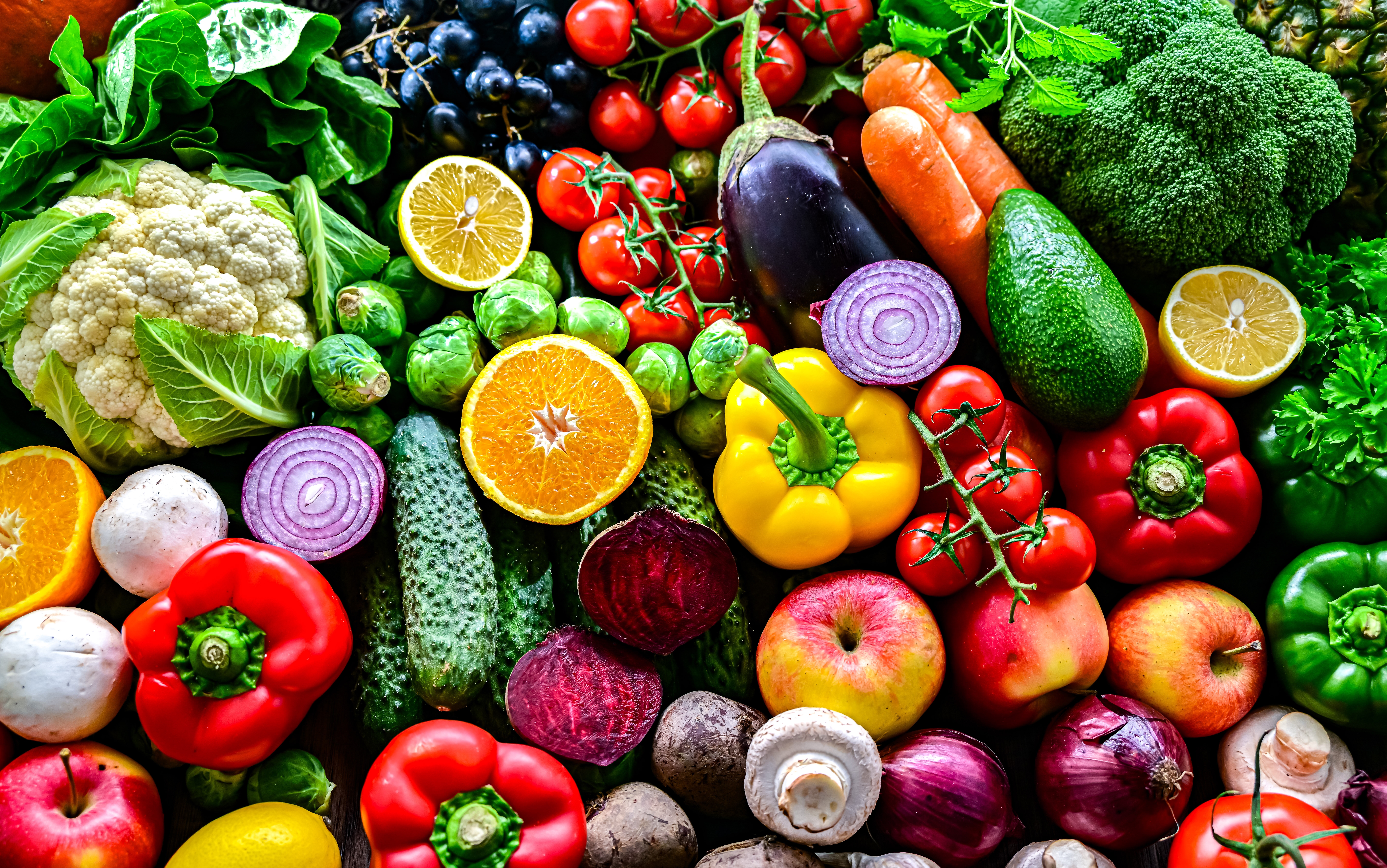 image of colourful fruits and vegetables