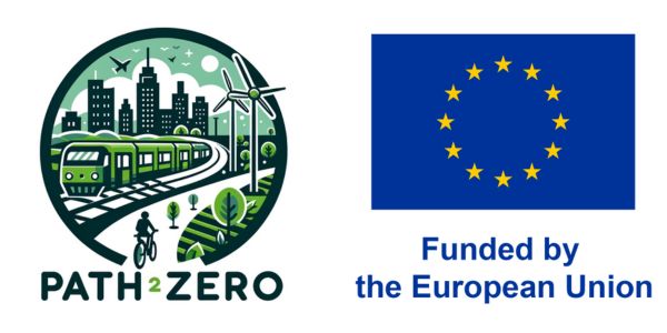 Path2Zero log and European Union Logo