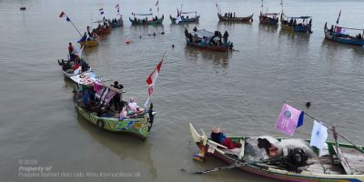 Parade of 16 fisherwomen’s boats: resisting coastal exploitation and climate crisis in Indonesia