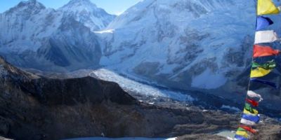 Prayer flags in the Himalayas