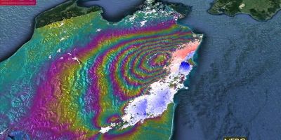 Map of South Island of New Zealand showing effects of 2016 Kaikoura earthquake.