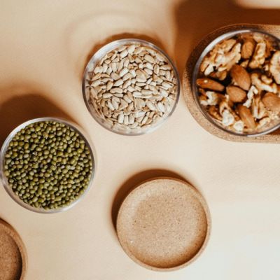 photo of nuts and grains