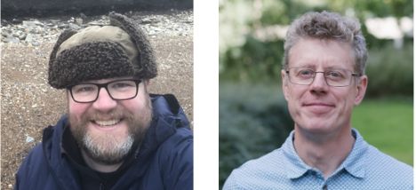 head shot of Professor Ian Burke and Professor Rob Newton