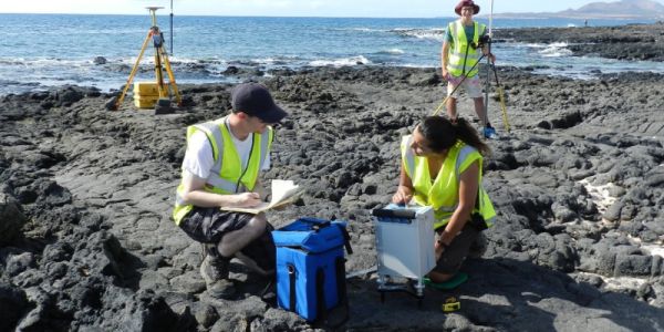 Geology fieldwork at the university of Leeds