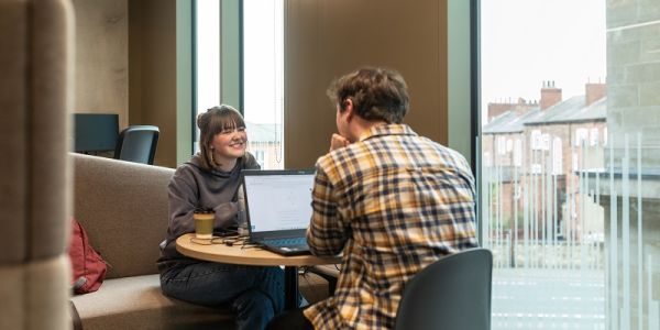 Students in study area