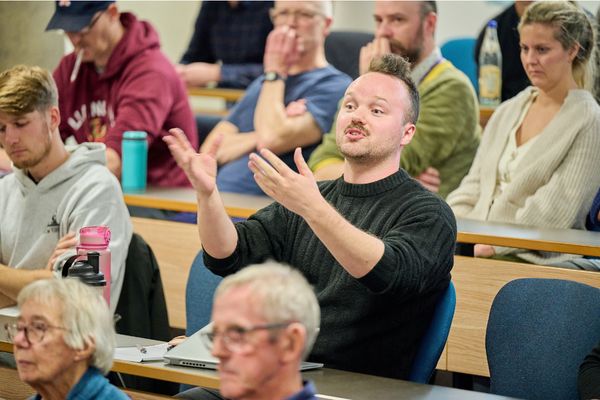 Audience question asked by Dr James Greenwood-Reeves (School of Law).