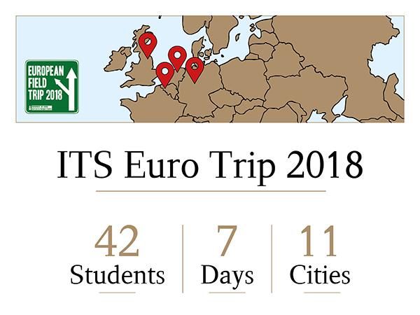 Infographic of the ITS Euro Trip 2018