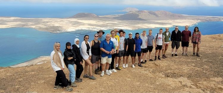 Lanzarote, geophysical programme, fieldtrip