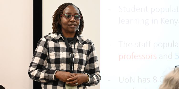 Professor Cecilia Onyango at International Food Systems Research Week