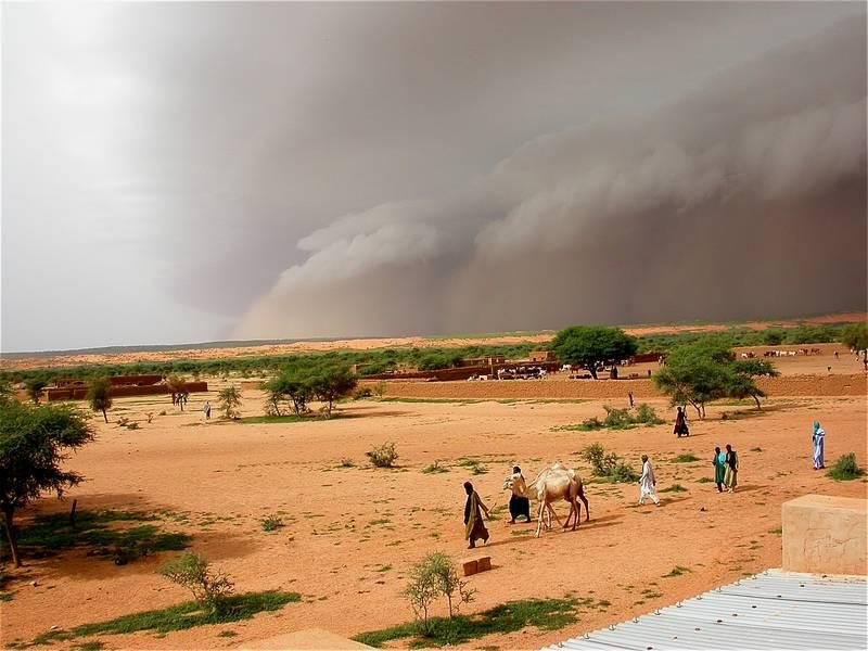 Image of an African desert - Francoise Guichard, Laurent Kergoat, CNRS Photo Library