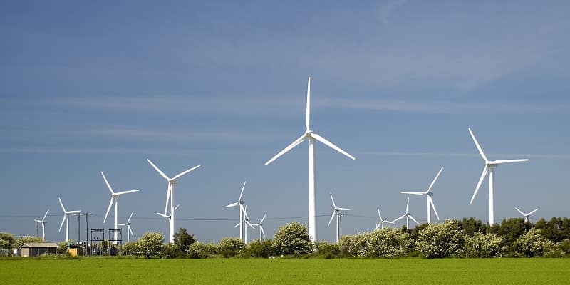 wind  farm in countryside