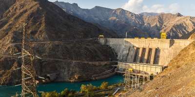 A hydropower dam