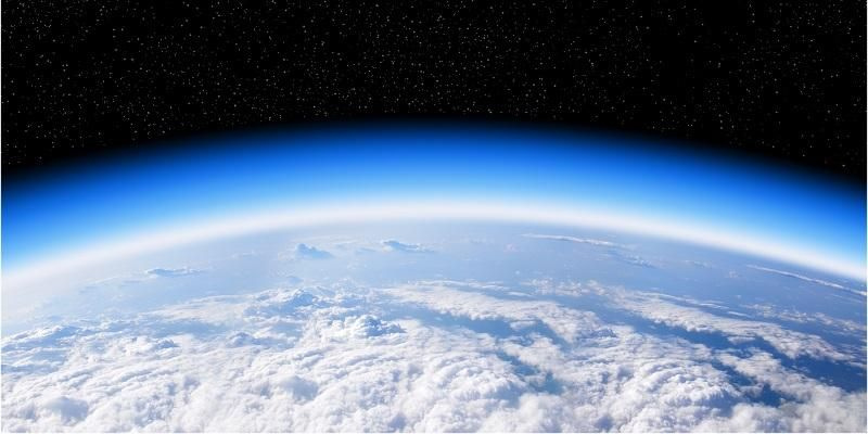 Picture of the earth in space. Adobe stock.
